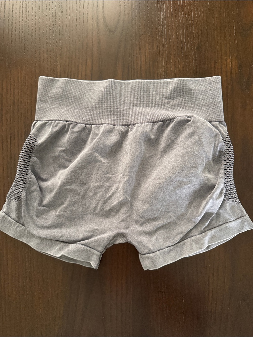 Athletic High-Waist Gray Women's Shorts